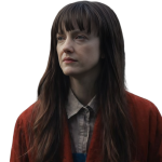 Andrea Riseborough Heel Red Jacket - Image 3